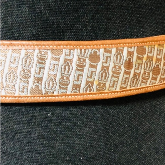 Judith Leiber Monogram Vintage Belt Silver Gold Logo Buckle One Size Adjustable main image 7